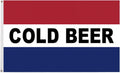 3X5Ft Advertising Flag COLD BEER Bar Restaurant Grocery Banner Man Cave Dorm
